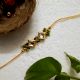 Traditional Rakhi with Acrylic, Kundan Beads, Wooden, Metal