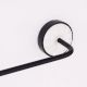 Black White Aluminum Ceramic Wall-Mounted Towel Bar for Bathroom