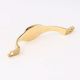 Golden White Handmade Mother of Pearl Brass Door Cabinet Handle