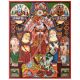 Handmade Bengal Pattachitra Natural Colors Painting of Goddess Durga on Cloth by Artist Sahajan Chitrakar