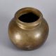 Handcrafted Finest Brass Cooking Pot in Plain Brown Vintage Finish