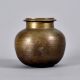 Handcrafted Finest Brass Cooking Pot in Plain Brown Vintage Finish