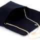 Noir Royale Hand Beaded Clutch with Ornate Metallic Embroidery