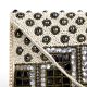Gilded Mosaic Beaded Clutch with Luxe Chain Strap