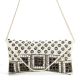Gilded Mosaic Beaded Clutch with Luxe Chain Strap