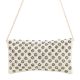 Gilded Mosaic Beaded Clutch with Luxe Chain Strap