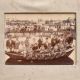 Indian Painting Of Boat Riding Sitting Many Family Members From Banaras