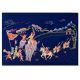 Traditional Embroidered Procession Scene Thread Work on Cloth Mounted on Hardboard