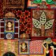 Mewari Jharokha Oil and Acrylic Mix Medium Board Painting