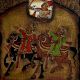 Hunting Phad Painting Raw Colour on Cloth Traditional Rajasthani Folk Art