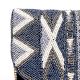 Midnight Mirage Beaded Sling Clutch with Gold Chain Strap