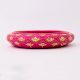 Handcrafted Pink Terracotta Urli with Golden Motifs