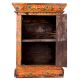 Vintage Hand-Painted Wooden Box with Deity Artwork