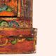 Handmade Wooden Box with Dual Deity Paintings | Hand-Painted Vintage Cabinet