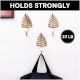 Golden Brass Leaf Wall Hook