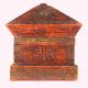 Handmade Wooden Box with Dragon & Buddha Motifs | Hand-Painted Storage Chest