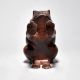 Elegant Metal Frog Sitting Figurine - English Art