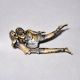 Handcrafted Vintage Nut Cutter with Couple Design