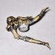 Handcrafted Vintage Nut Cutter with Couple Design