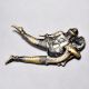Handcrafted Vintage Nut Cutter with Couple Design