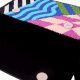 Luxury Handmade Colorful Beaded Shoulder Bag Geometric Abstract Pattern Purse