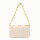 Handmade Beaded Shoulder Bag Lemon Fruit Design Summer Tote Purse for Women