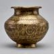 Vintage Brass Holy Water Pot with Elephant Carvings- Gujrat Art