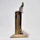 Handmade Brass Goddess Padmavati on Swing Statue