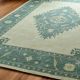 Handknotted Oushak Wool Rug A Cream
