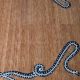 Serpentine Border Wool Rug