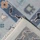 Geometric Handknotted Wool Rug
