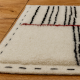 New Handmade Solid White Color Wool Rug