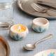 Handmade Modern Tea Light Holder Made of Ceramic in Set of 4