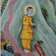 Traditional Jain Paper Painting with Watercolors Depicting Spiritual Journey