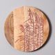Handcrafted Etched Wall Plate Set of 8