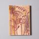 Natural Notebook Wall Plate Set of 4