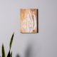 Wooden Charm Wall Plate Set of 4