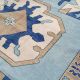 Zara Blue Turkish Handmade Wool Rug