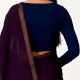 Elegant Blue Lycra Top