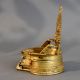 Indian Vintage Brass Handmade South Indian Temple Pooja Diya