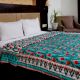 Crimson Leaf Cotton Quilt