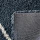 Modern Blue Shaggy Living Mat
