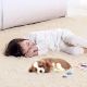 Handcrafted Beige Hall Rug