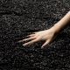 Luxury Charcoal Shaggy Hall Carpet