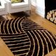 Modern Brown Geometric Dining Mat