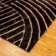Modern Brown Geometric Dining Mat