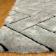 Modern Sliver Geometric Hall Mat