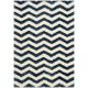 Handcrafted Black Shaggy Bedroom Rug