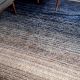 Handmade Navy Geometric Hall Rug