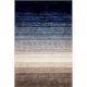 Handmade Navy Geometric Hall Rug